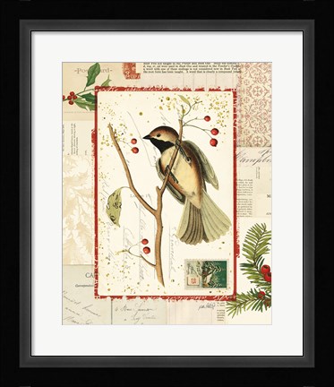 Framed Holiday Nostalgia II Print