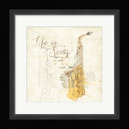 Framed Musical Gift II Print