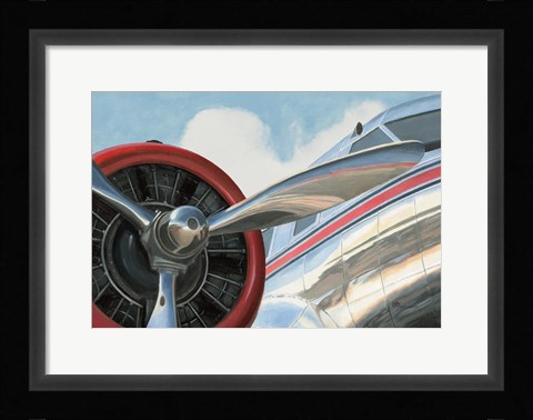 Framed Travel by Air I v2 No Words Print