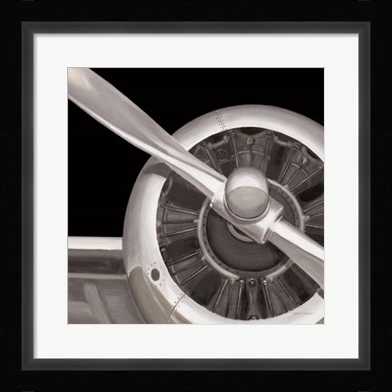 Framed Travel by Air III Dark Print