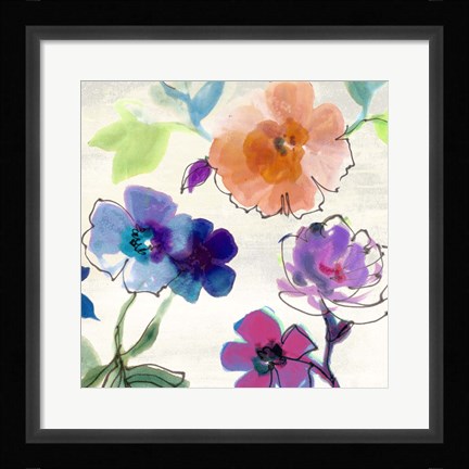 Framed Flora II Print