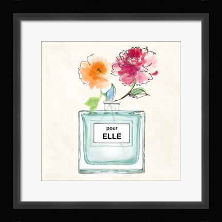 Framed Pour Elle II Print