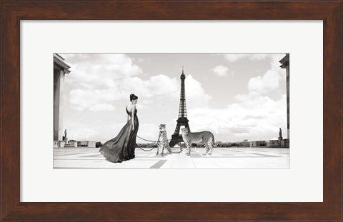 Framed Trocadero View Print