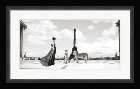 Framed Trocadero View Print