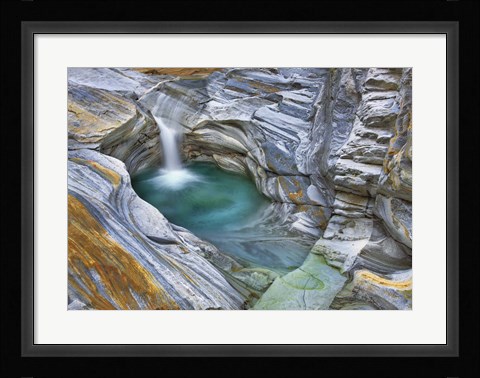 Framed Valle Verzasca, Switzerland Print