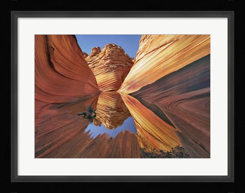Framed Wave in Vermillion Cliffs, Arizona Print