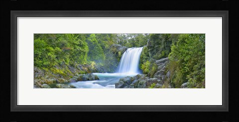 Framed Tawhai Falls, New Zealand (detail) Print