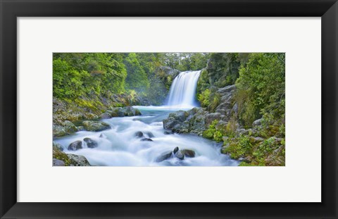 Framed Tawhai Falls, New Zealand Print