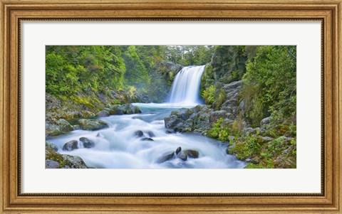 Framed Tawhai Falls, New Zealand Print