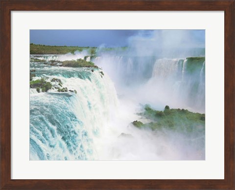 Framed Iguazu Falls, Brazil Print