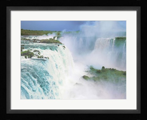 Framed Iguazu Falls, Brazil Print