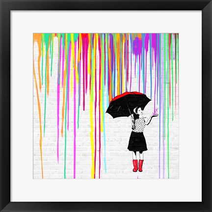 Framed Expecting Colors Print