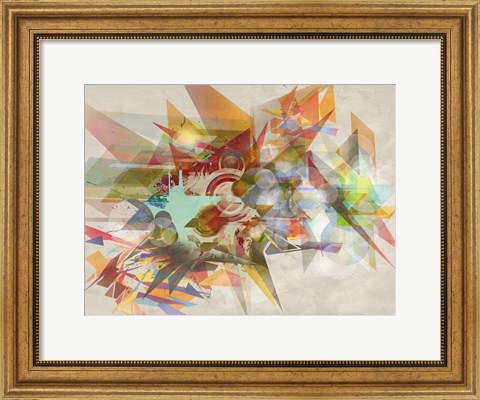 Framed Machinery in Motion Print