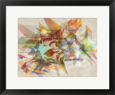 Framed Machinery in Motion Print