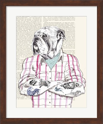 Framed Hipster Socialite Print