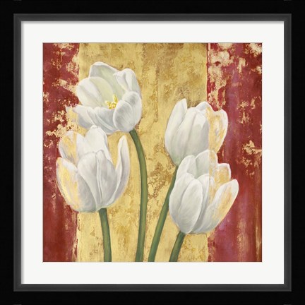 Framed Royal Red I Print