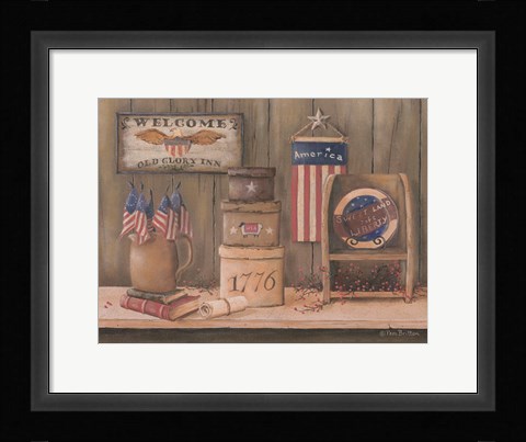 Framed Sweet Land of Liberty Print