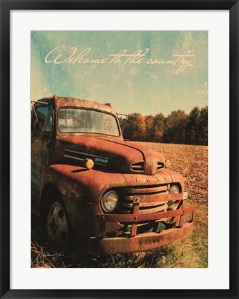 Framed Welcome to the Country Print