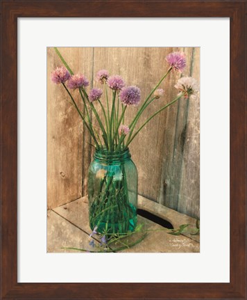 Framed Country Chives Print