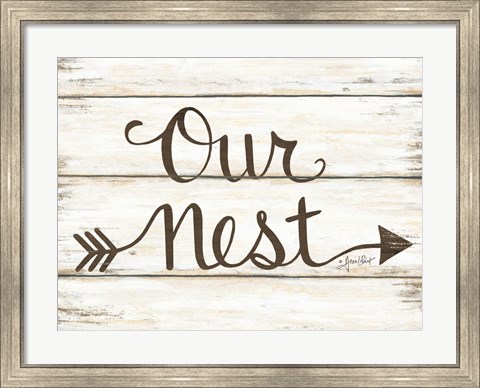 Framed Our Nest Print