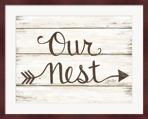 Framed Our Nest Print