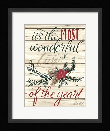 Framed Most Wonderful Time Print