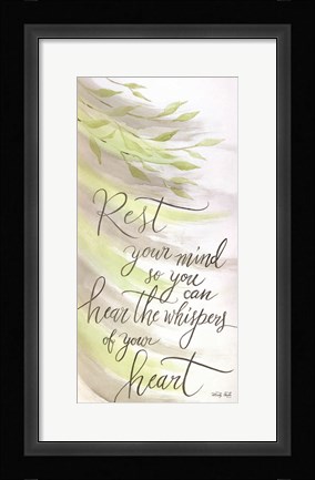 Framed Rest Your Mind Print
