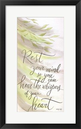 Framed Rest Your Mind Print