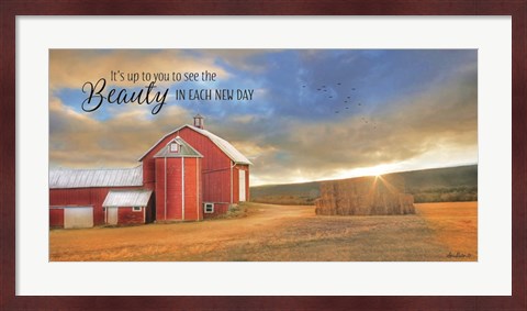 Framed Beauty in Each New Day Print