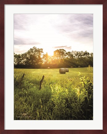 Framed Daybreak in the Country I Print