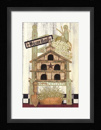 Framed Garden Chair Print