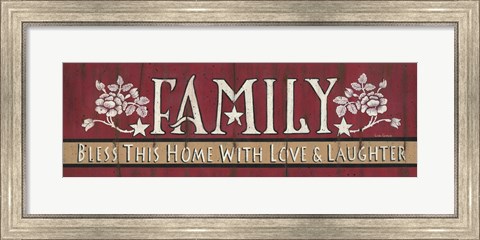 Framed Family Blessing Print