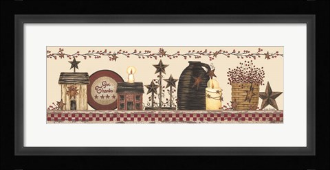 Framed Give Thanks Still Life Print
