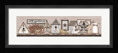 Framed Together is a Wonderful Place to Be Print