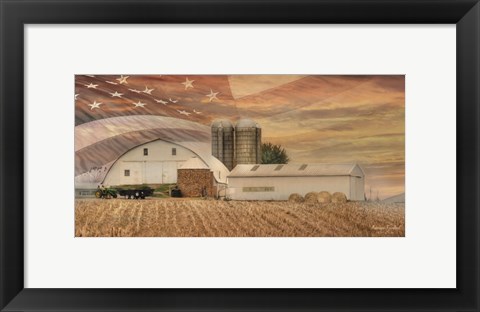Framed American Farmland Print