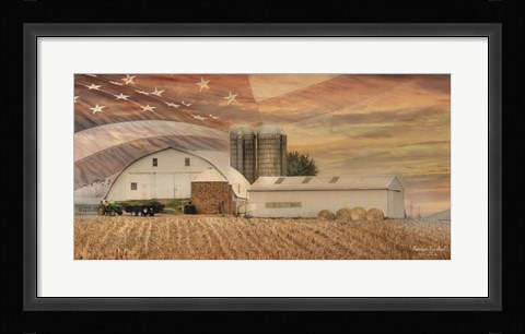 Framed American Farmland Print