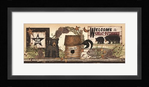 Framed Great Outdoors Still Life Print