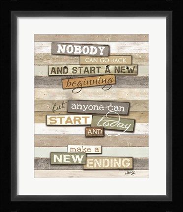 Framed New Ending Print