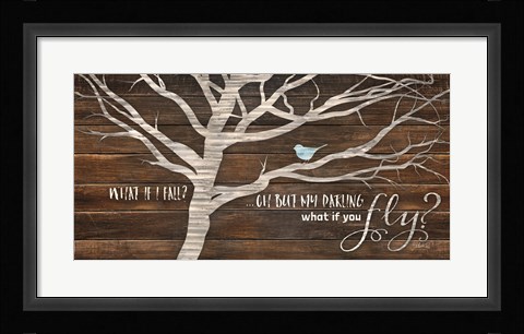 Framed What if You Fly Print
