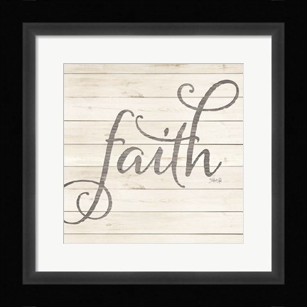 Framed Simple Words - Faith Print