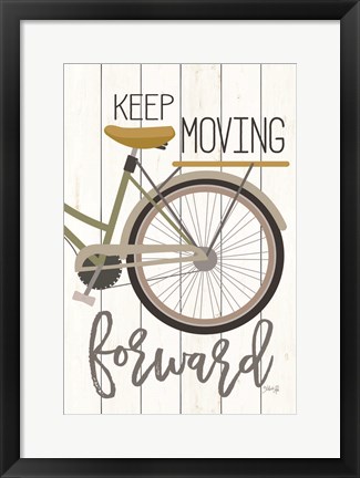 Framed Keep Moving Forward Print