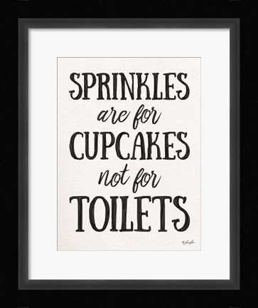 Framed Sprinkles Print