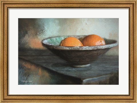 Framed Orange Still Life Print