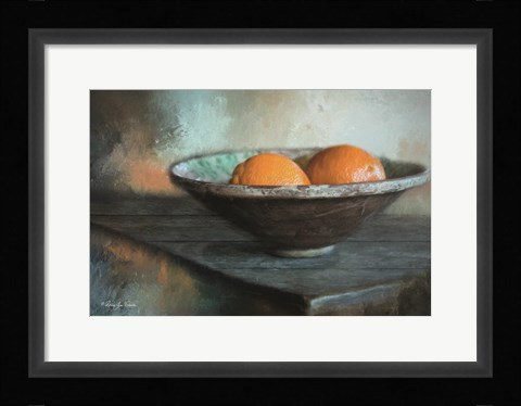 Framed Orange Still Life Print
