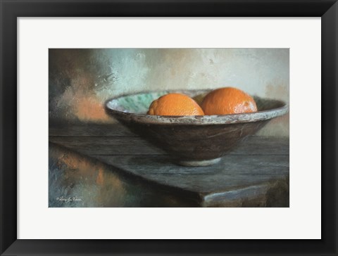Framed Orange Still Life Print