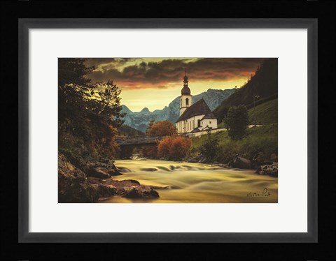 Framed Church Print