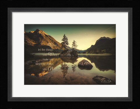 Framed Never Forget Print