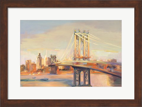 Framed Manhattan Reflection Print