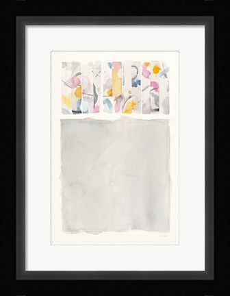 Framed Day Dream Symmetrical Squares Print