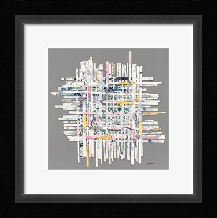 Framed New Morning on Gray Print